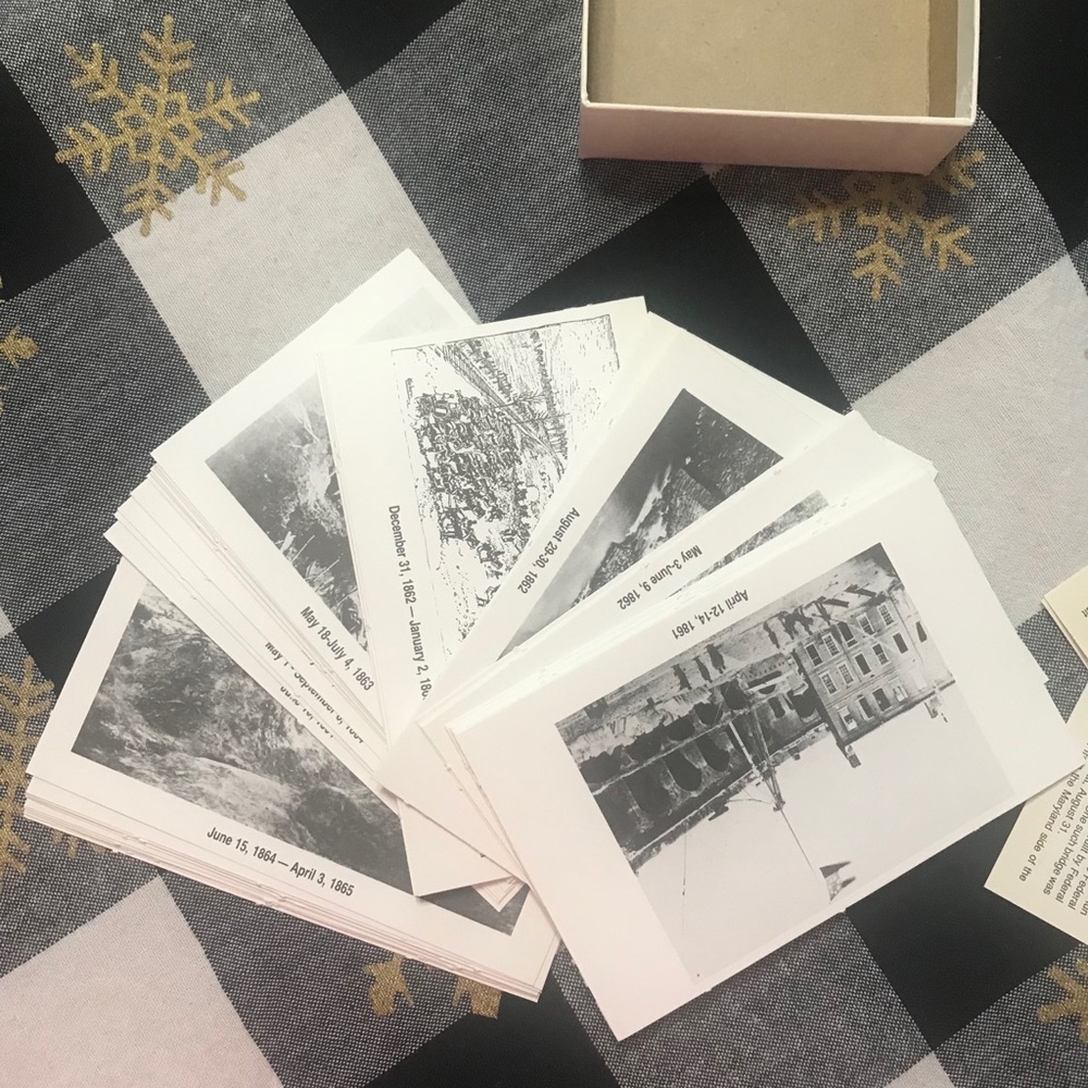 Vintage Civil War quiz cards - Picture 5 of 5